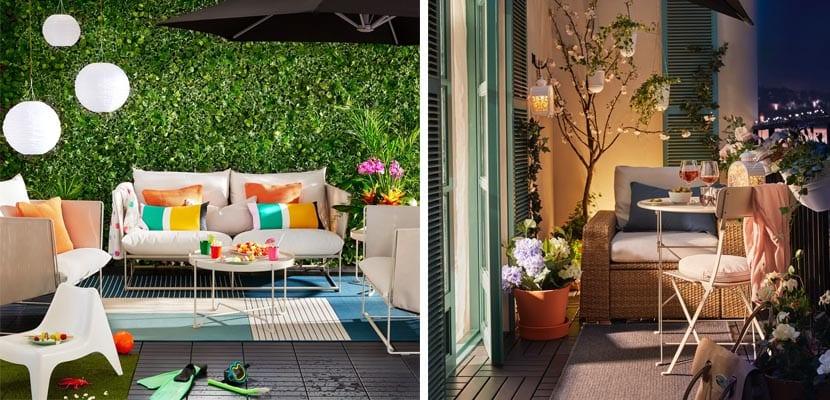 Muebles de terraza de Ikea
