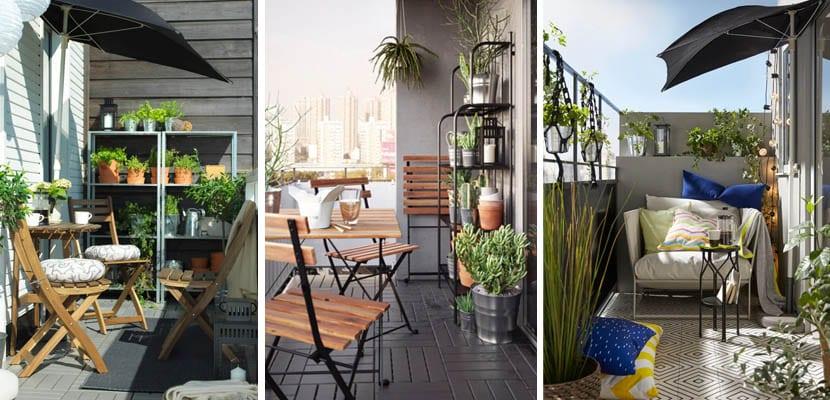 Muebles para balcón de Ikea