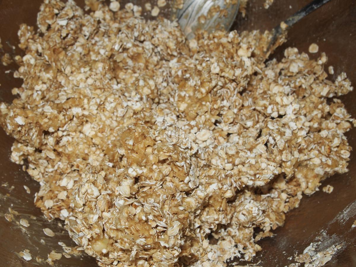 Galletas de plátano y avena