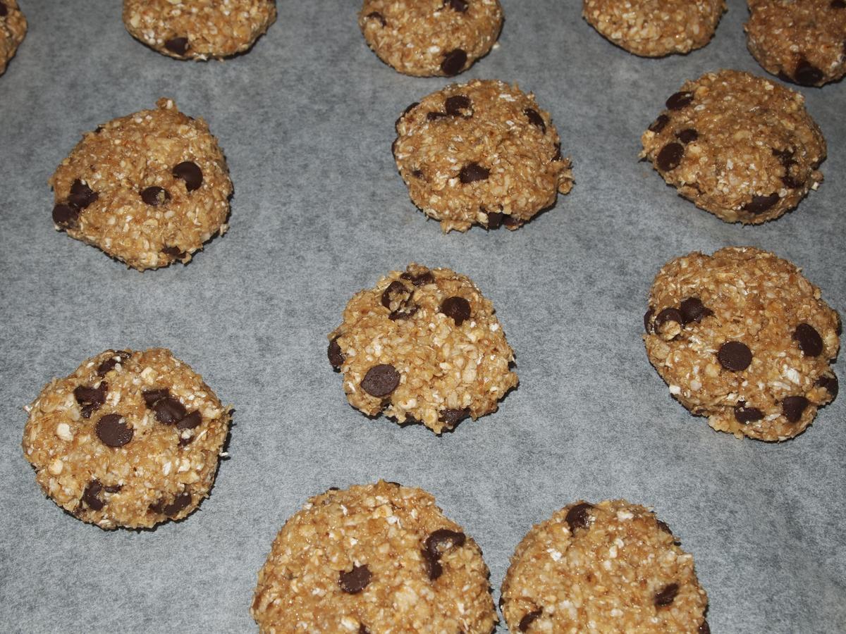 Galletas de plátano y avena