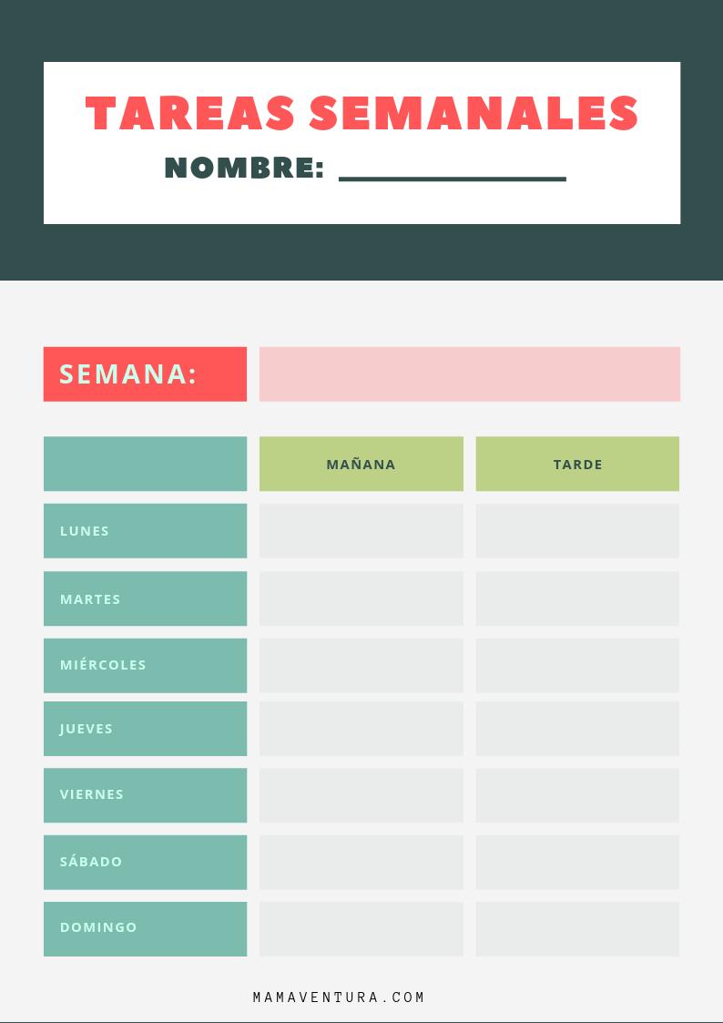 Tareas semanales portafolio