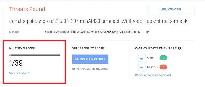 como saber si un apk tiene virus malware o esta infectado con un antivirus online