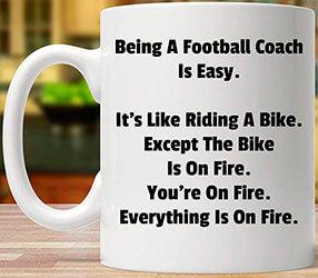 Taza entrenador de fútbol