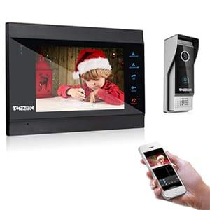 TMEZON 7 Pulgadas WiFi Inteligente IP Video Sistema de intercomunicación de teléfono