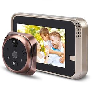 VBESTLIFE Visor de Mirilla Inteligente Timbre WiFi