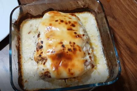 lomo relleno con queso y bacon