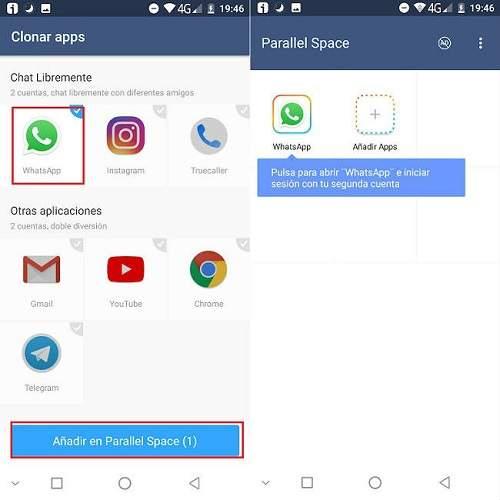 Que son las apps gemelas Twin apps o aplicaciones duales