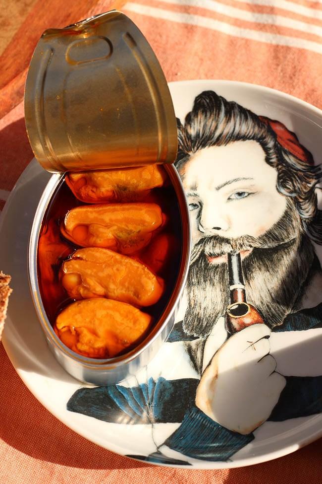 Mejillones ricos de Petra Mora y Okenua