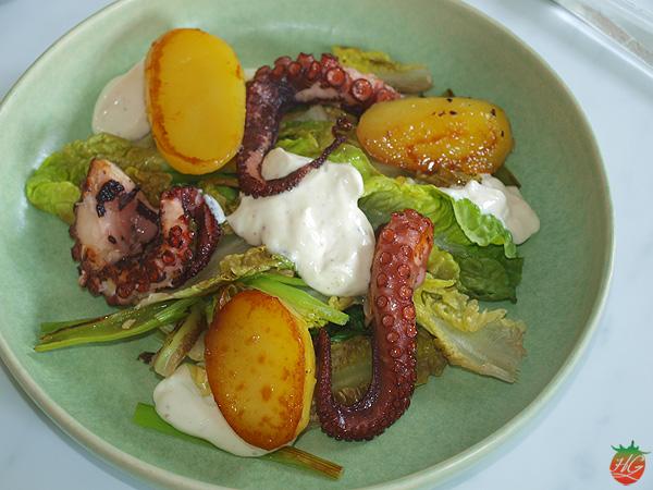 Receta Ensalada de pulpo y mayonesa de mostaza