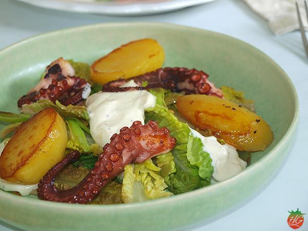 Receta Ensalada de pulpo y mayonesa de mostaza HortoGourmet