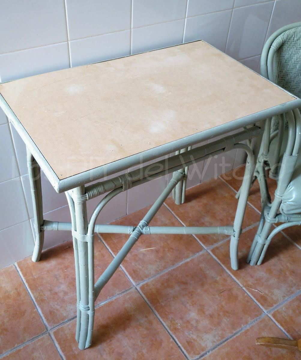Restauración butacas y mesa