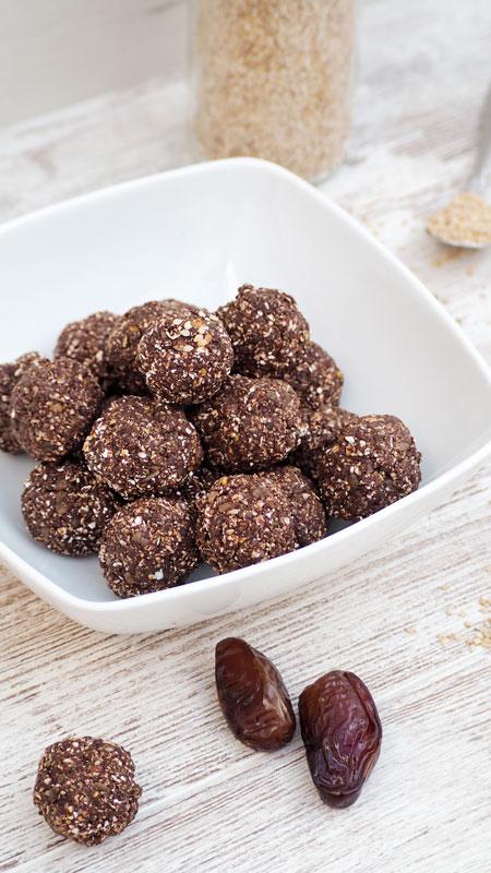 bolitas saludables para picar entre horas