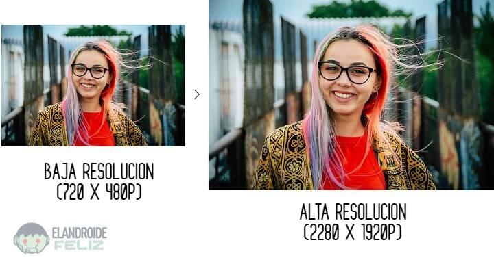 convertir imagenes de baja resolucion en alta resolucion HD sin perder calidad