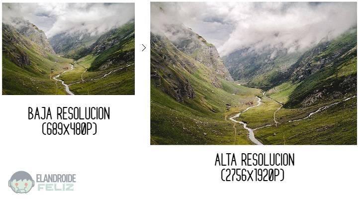 convertir imagenes de baja resolucion en alta resolucion HD sin perder calidad