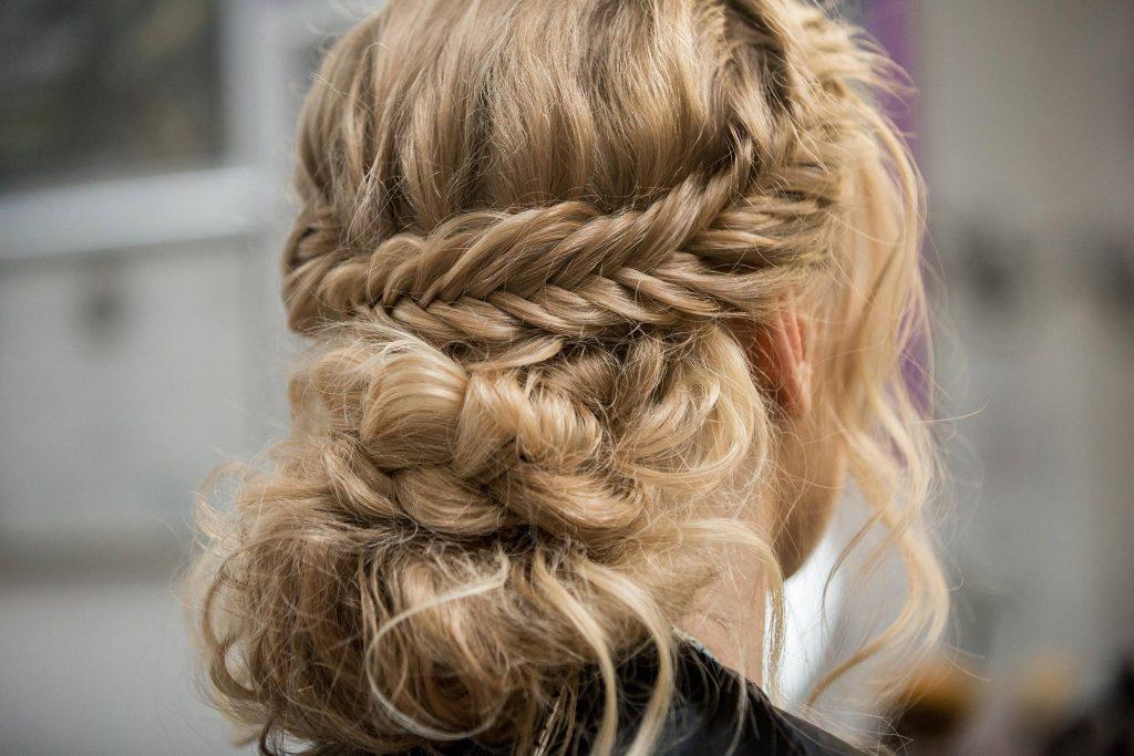 Peinados recogidos con trenzas