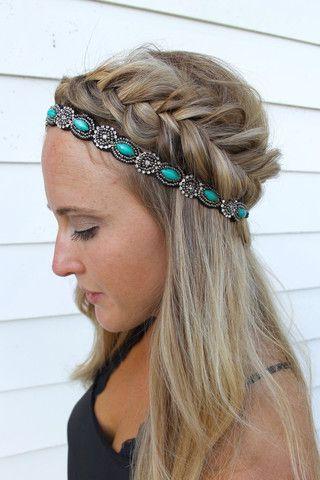 Peinados años 60 look con trenzas