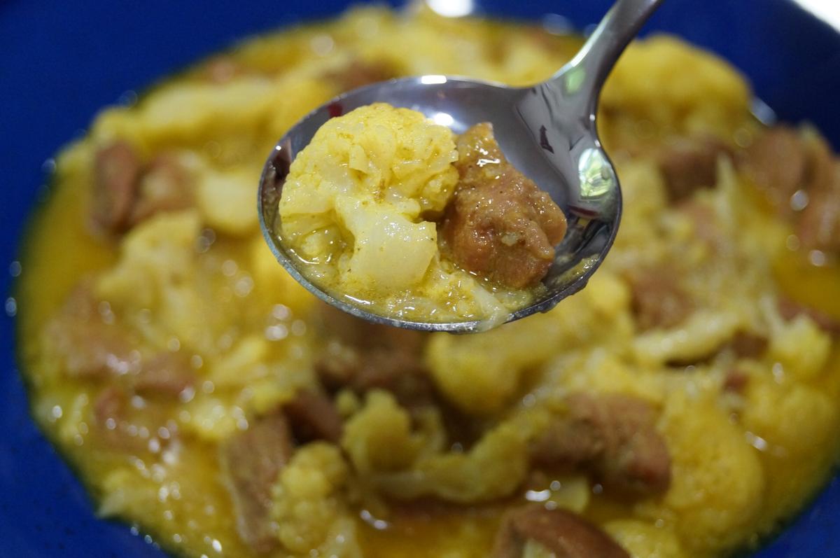 guiso de coliflor