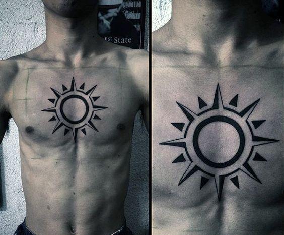 Tatuajes con el sol