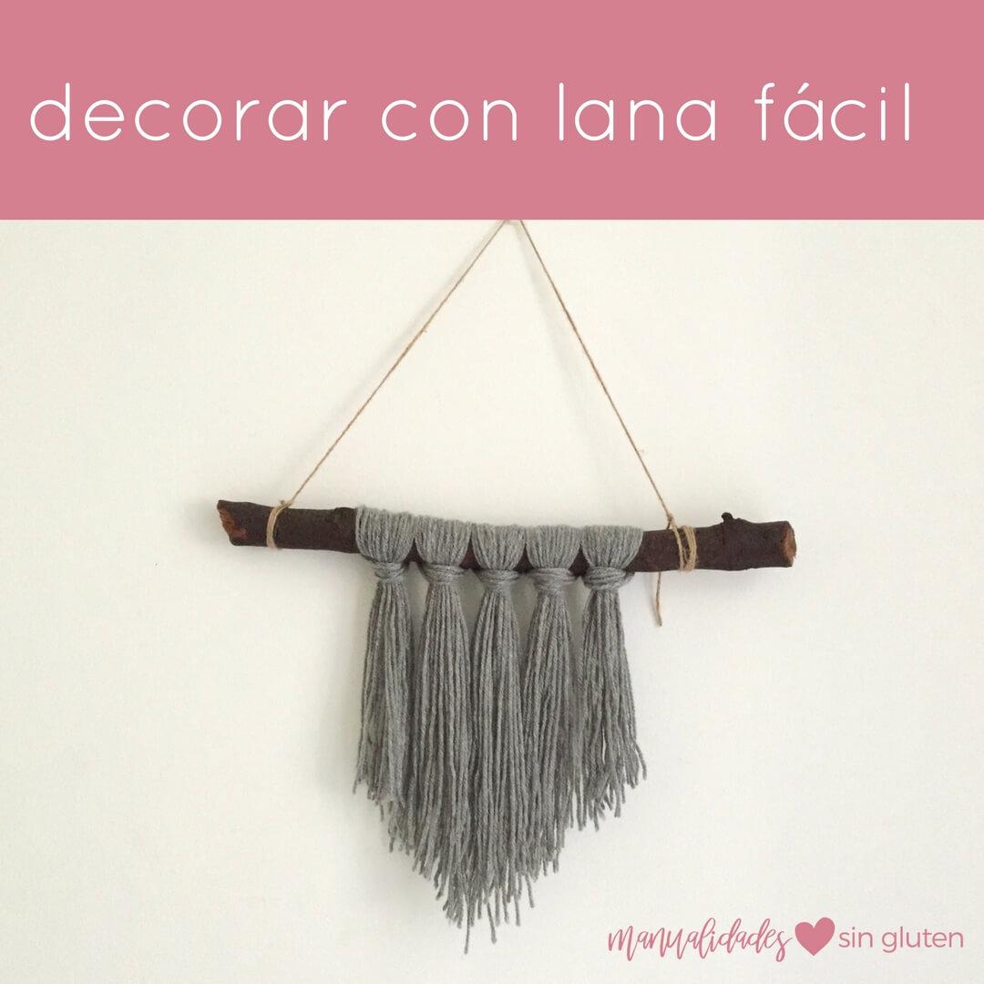 decorar con lana