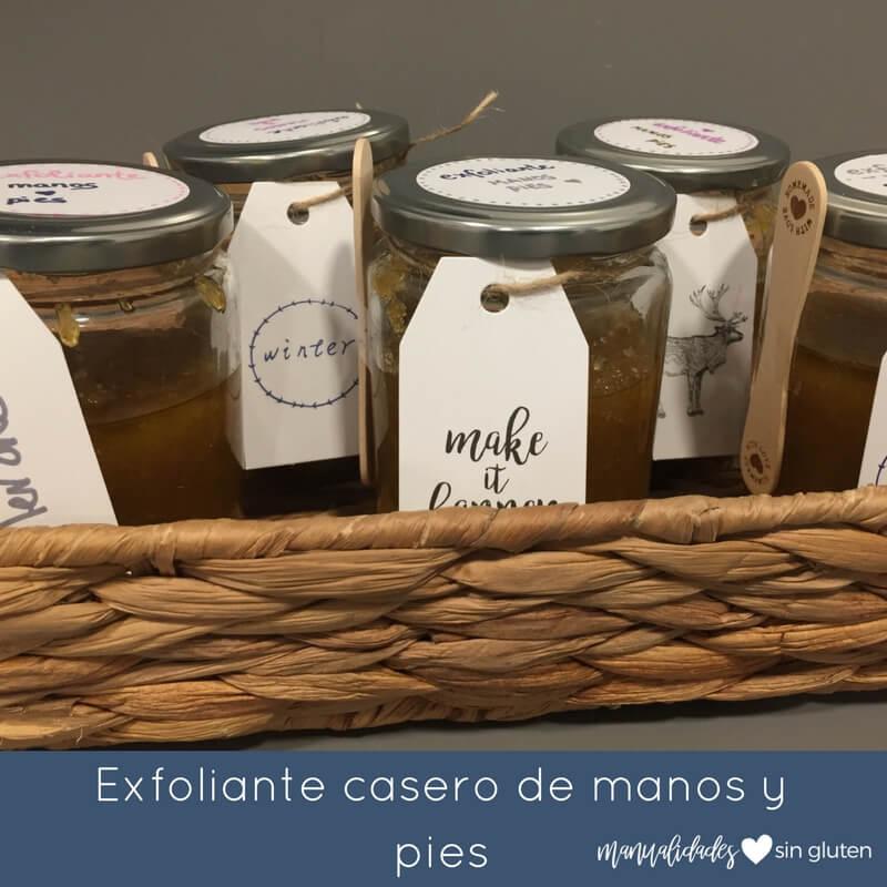 exfoliante casero de manos