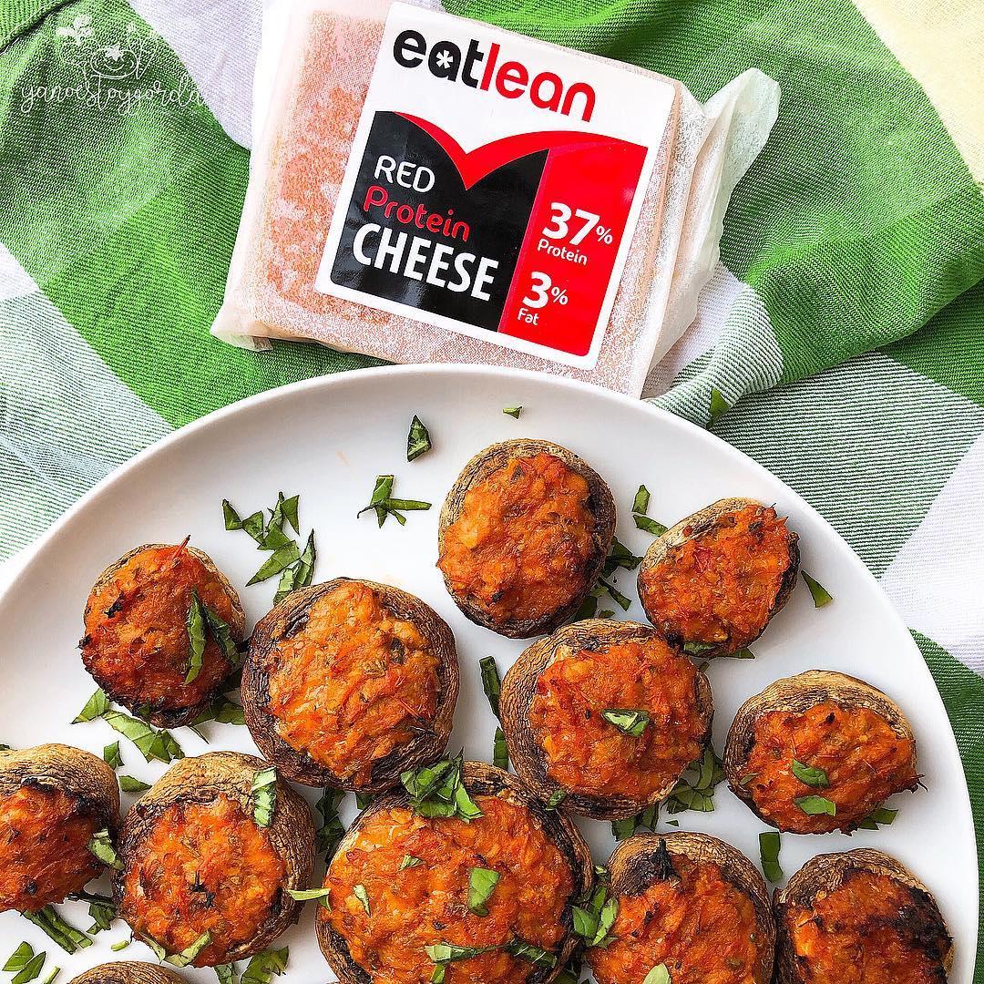 CHAMPIÑONES RELLENOS DE ATÚN