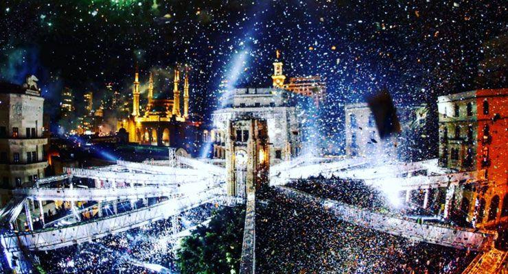 destinos para recibir el año nuevo: Beirut