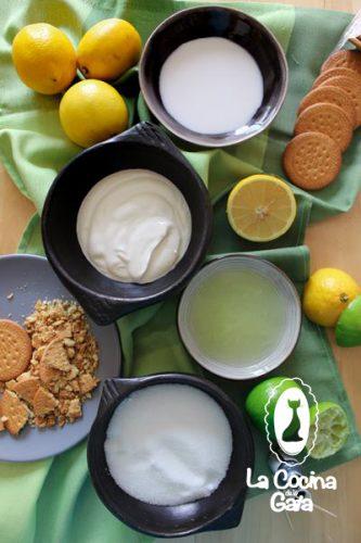 Ingredientes para los helados