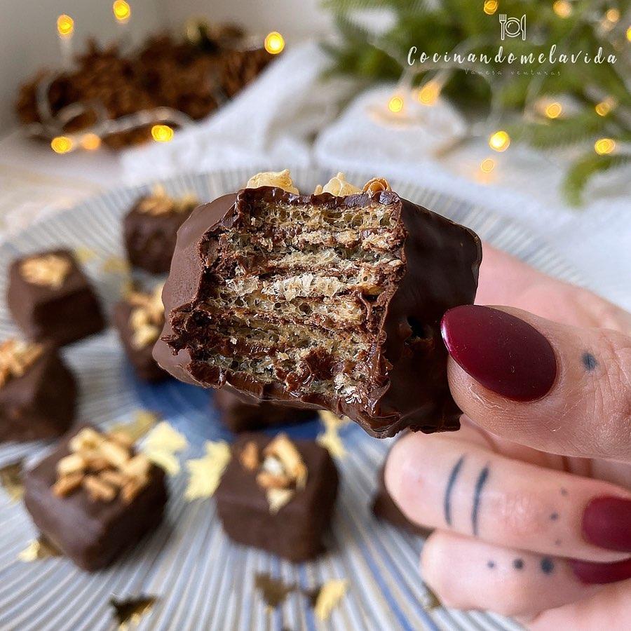 BOMBONES CRUJIENTES DE NUTELLA SALUDABLE