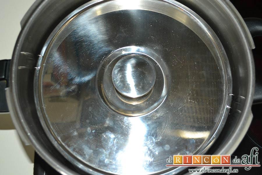 Pudin de castañas, meter dentro la flanera cerrada