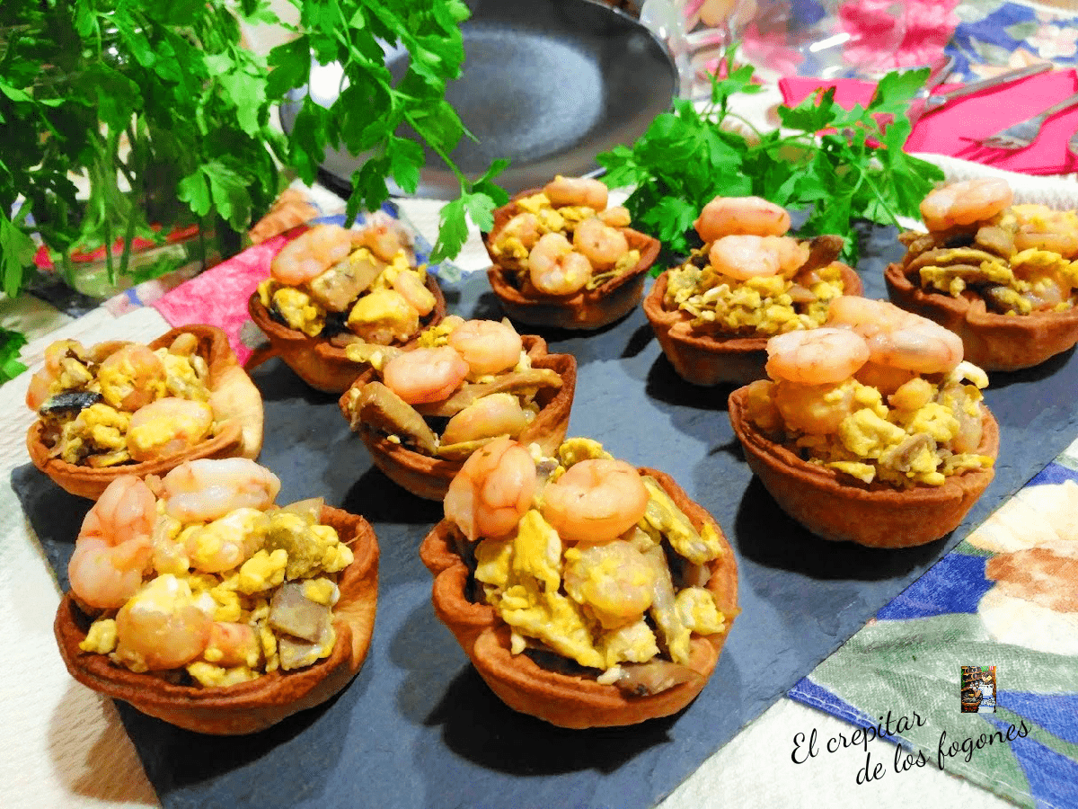 saquitos de pasta filo