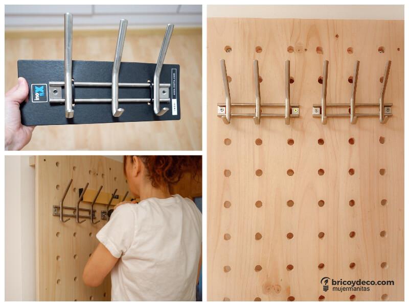 colgador de acero inoxidable