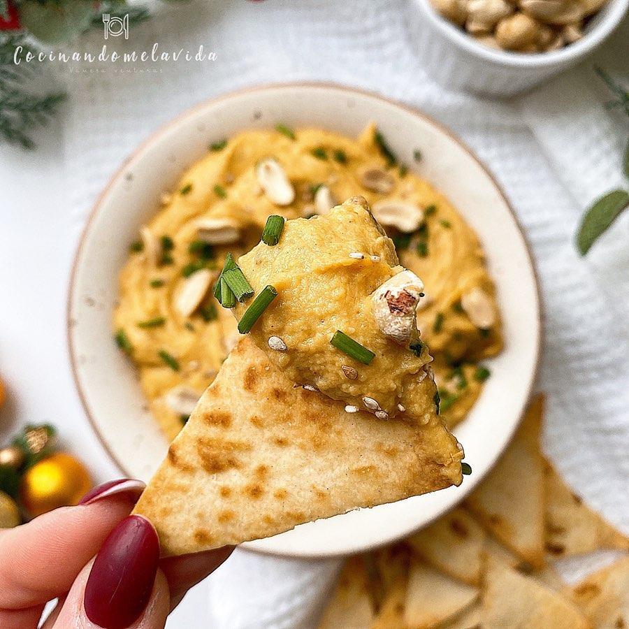 HUMMUS DE CALABAZA Y CACAHUETE