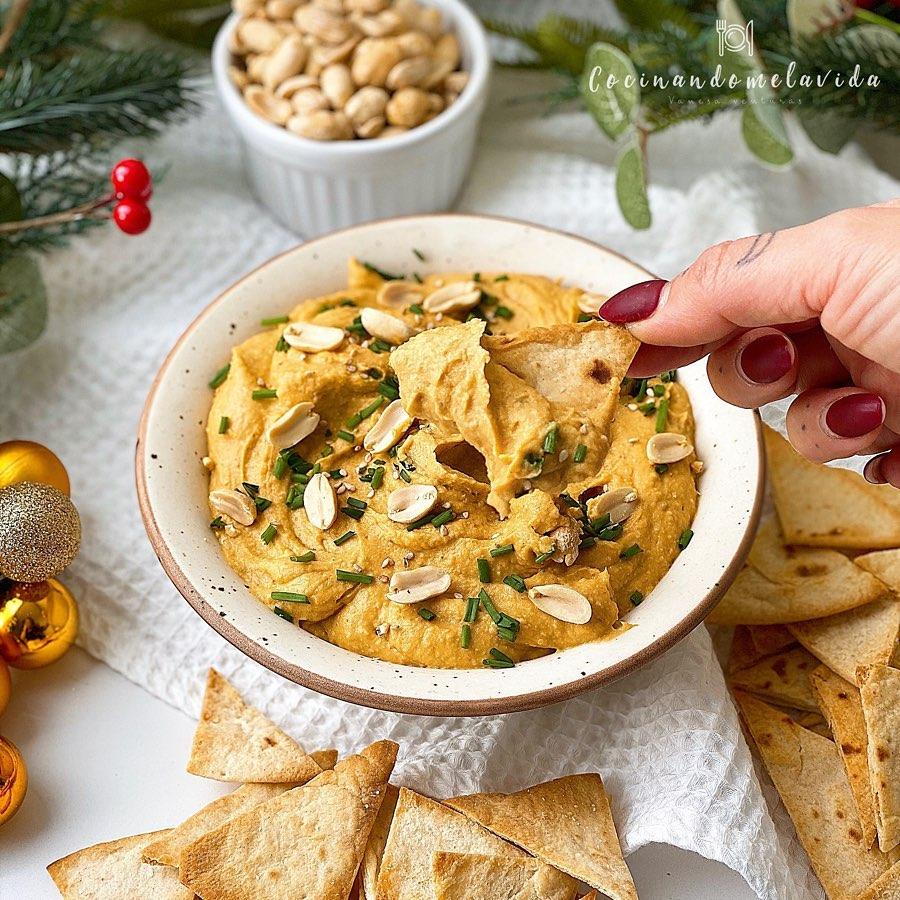 HUMMUS DE CALABAZA Y CACAHUETE