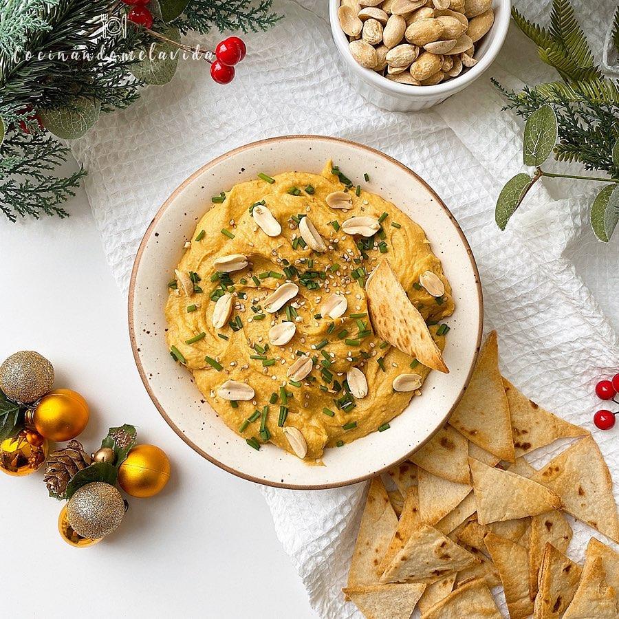 HUMMUS DE CALABAZA Y CACAHUETE