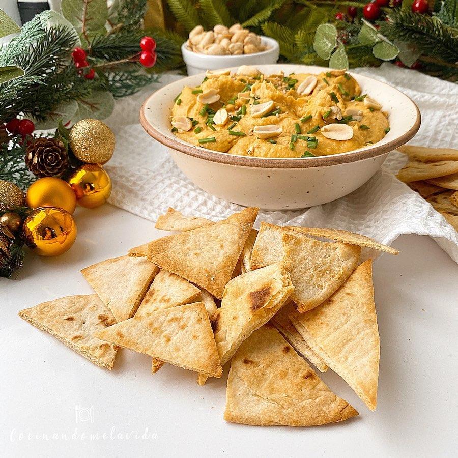 HUMMUS DE CALABAZA Y CACAHUETE