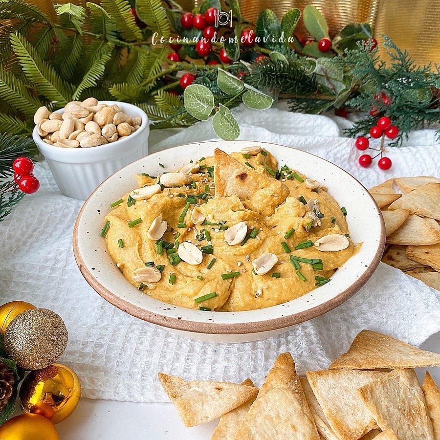 HUMMUS DE CALABAZA Y CACAHUETE