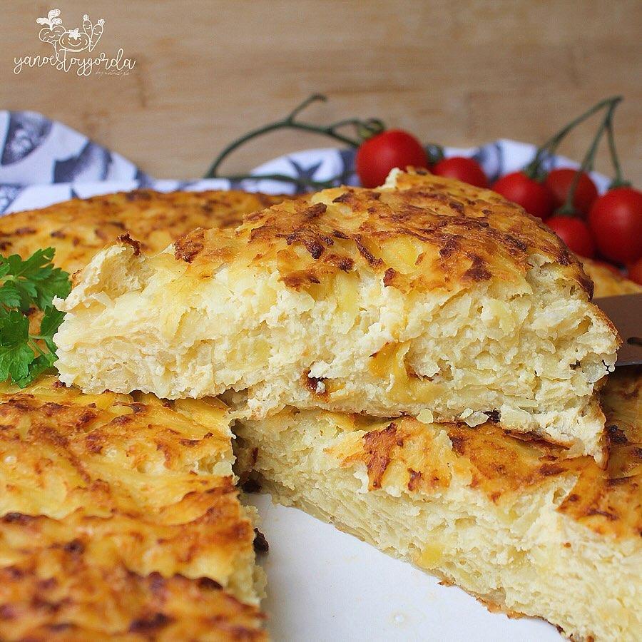 TORTILLA DE PATATA RALLADA AL HORNO
