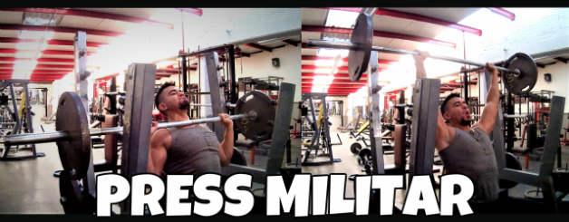 Press Militar con Barra