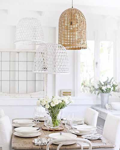 lampara rattan