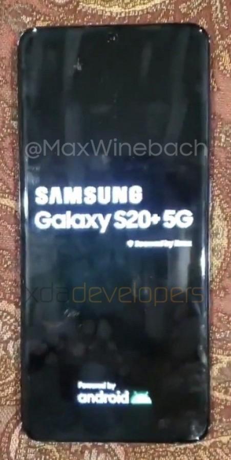 Frontal Samsung Galaxy S20 Plus 5G