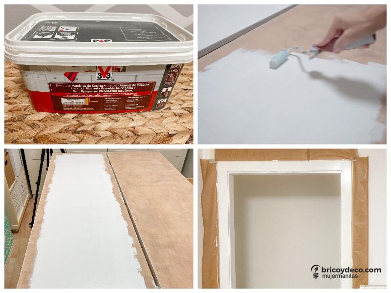 pintar puertas de madera