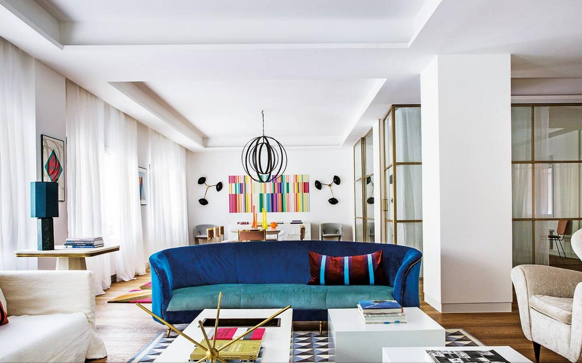 Tendencias deco del 2020. Sofá con formas redondeadas y orgánicas