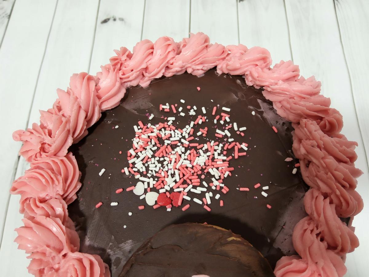 detalle superior tarta crema