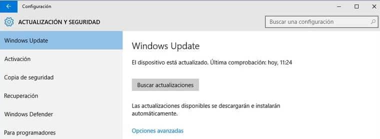 actualizaciones y seguridad