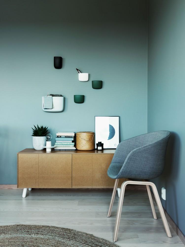 Home Tour nórdico con paredes de color