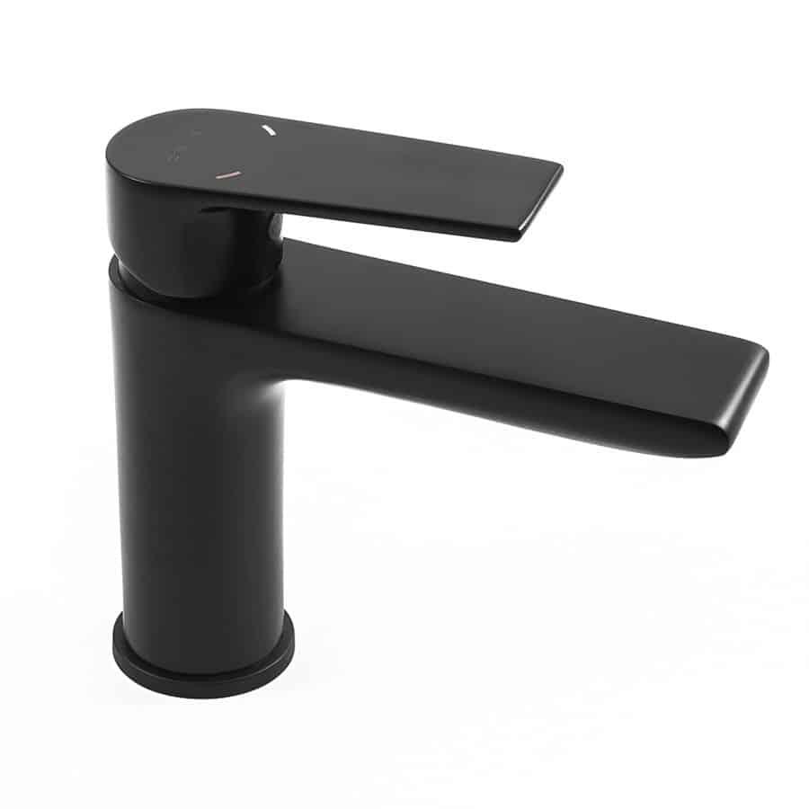 Grifo de lavabo acabado negro/blanco mate - Agora Xtreme