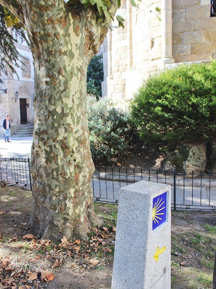 Camino de Santiago en el casco antiguo de A Coruña
