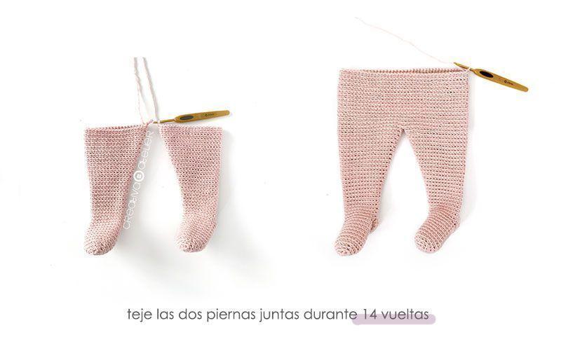 Cómo hacer una Polaina de Crochet para bebé - Patrón y Tutorial -