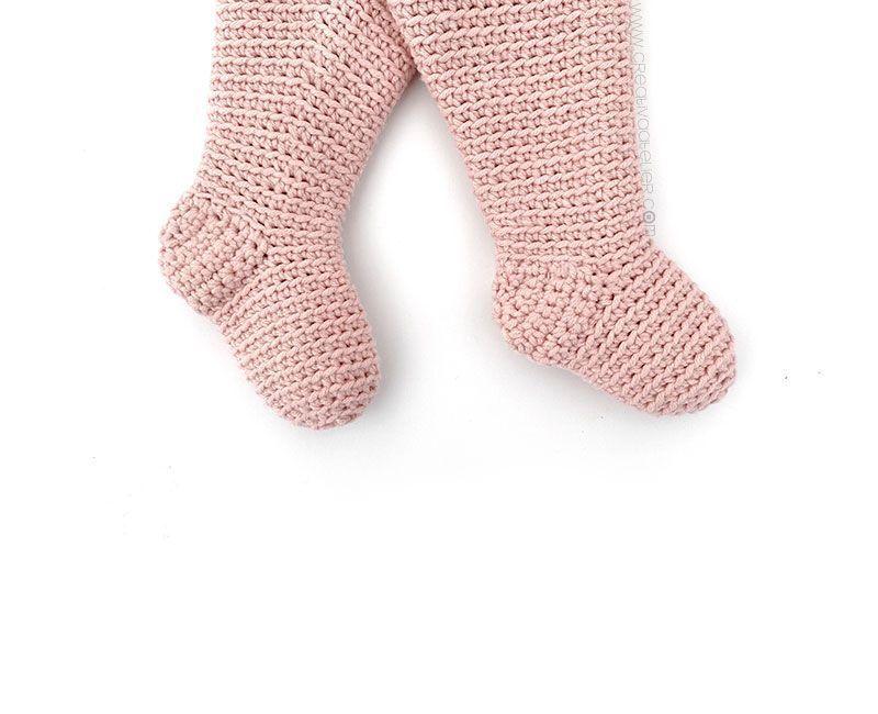 Cómo hacer una Polaina de Crochet para bebé - Patrón y Tutorial -