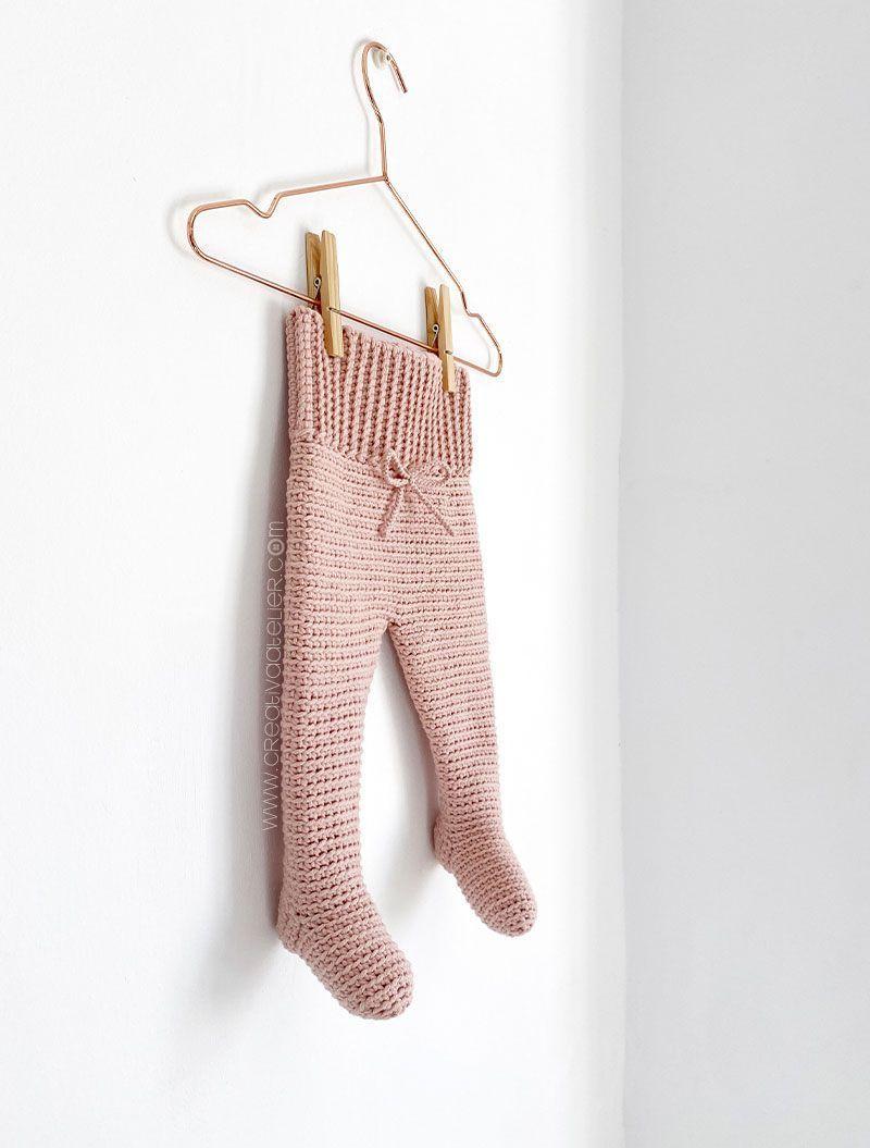 Cómo hacer una Polaina de Crochet para bebé - Patrón y Tutorial -